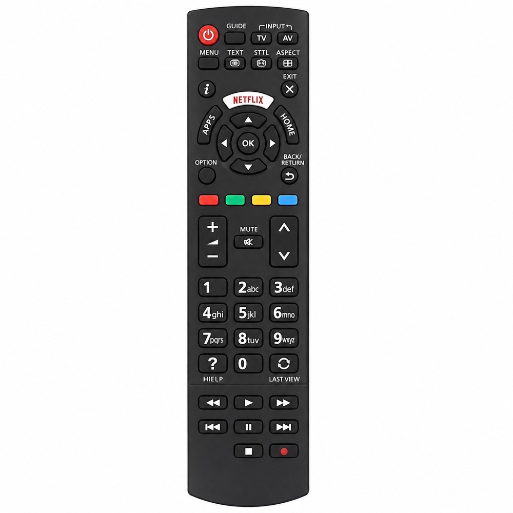 Panasonic Smart TV Remote RM-L1268 Netflix Button N2QAYB Series LED Replacement